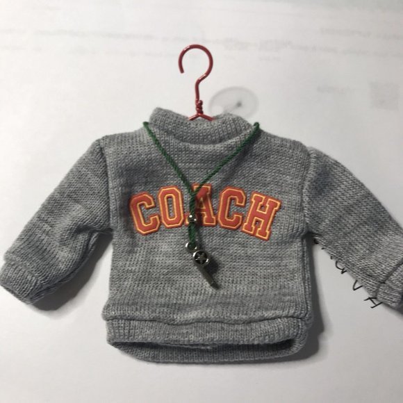 Hallmark Keepsake Ornament  Coach 2007 Hallmark Keepsake  Sweater Whistle Team‎ - Picture 2 of 4